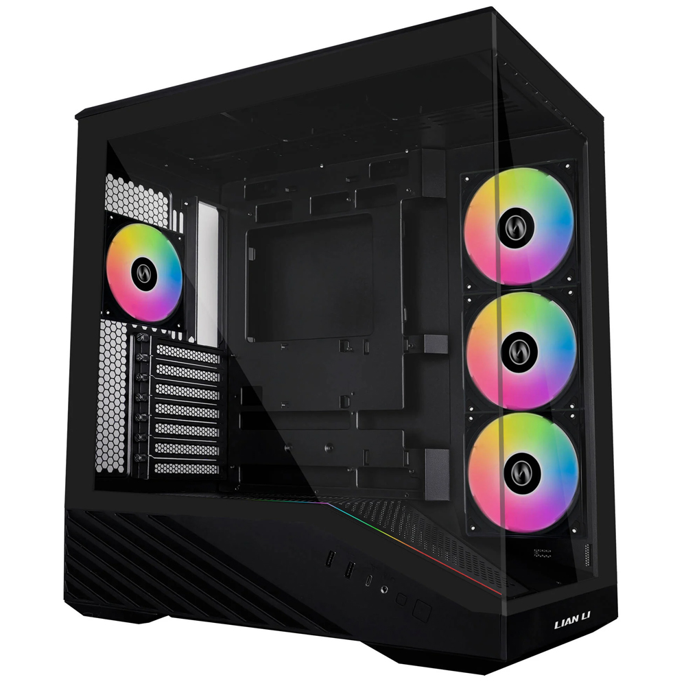 Lian Li Vector V100, Tempered Glass, Black