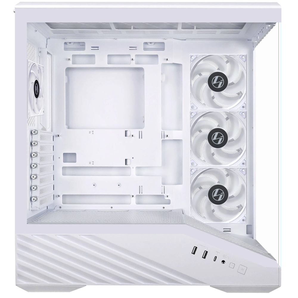 Lian Li Vector V100, Tempered Glass, White