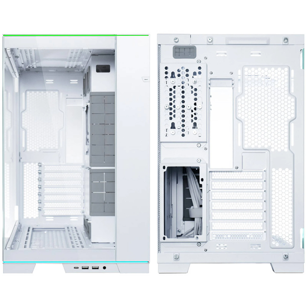Lian Li O11D EVO RGB, Tempered Glass, White