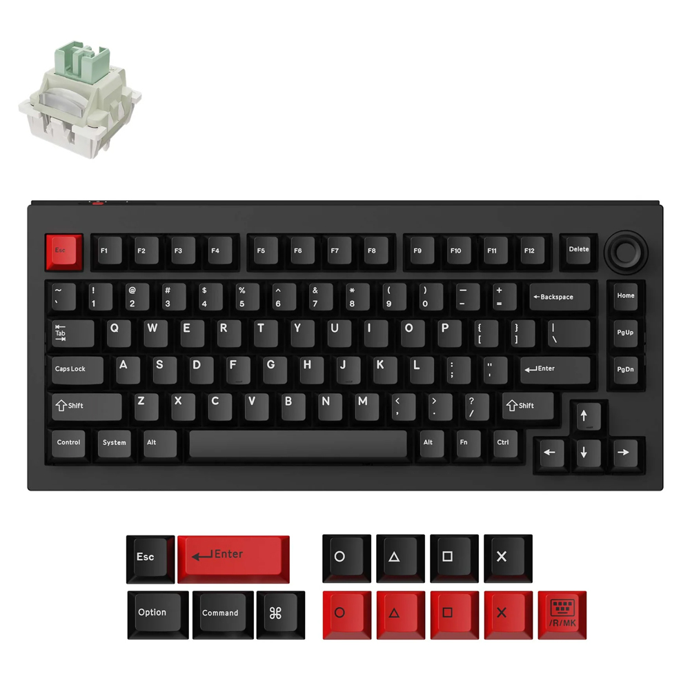 Lemokey L5 HE, Lemokey Ultra-Fast Lime Magnetic Switch, Black, US