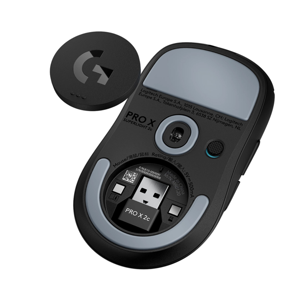 Logitech G Pro X Superlight 2c, Black