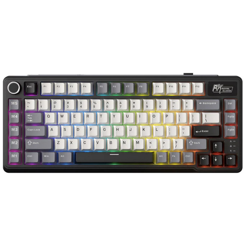 ROYAL KLUDGE L75 Knight Black, Beige Switch, US