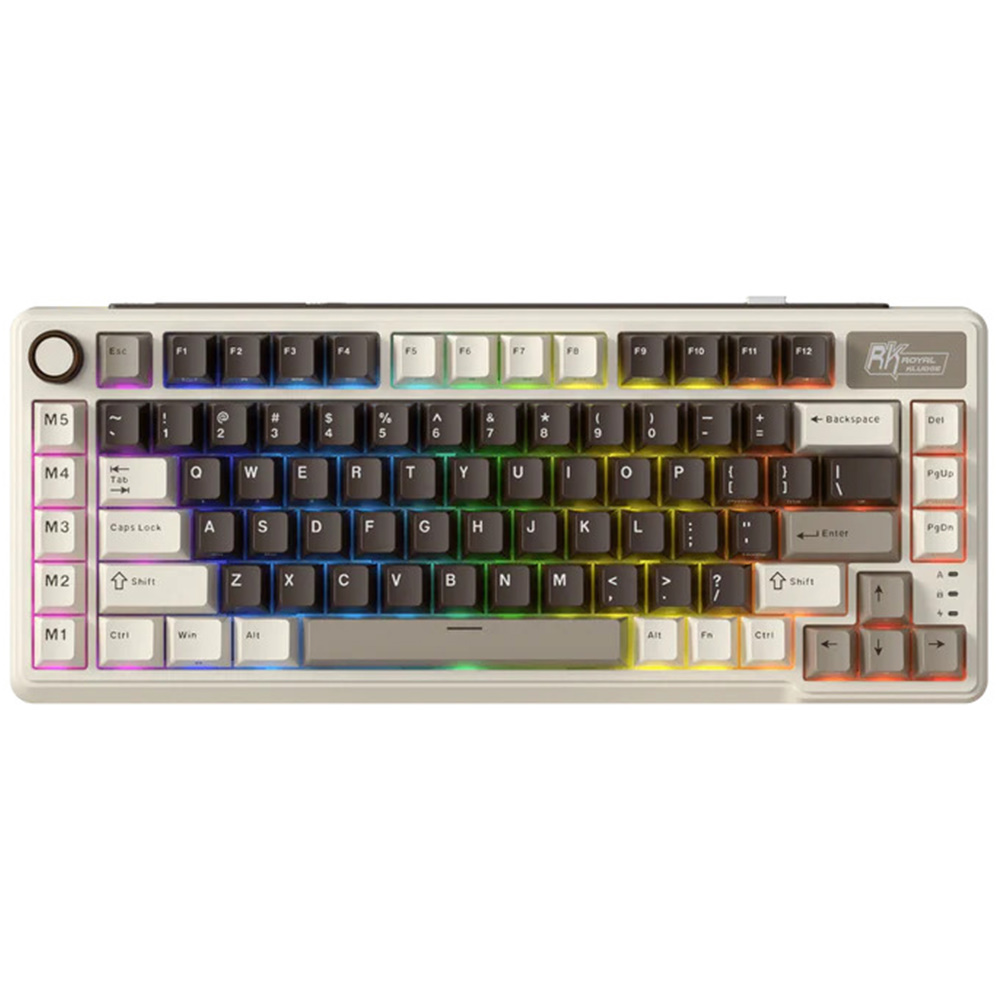 ROYAL KLUDGE L75 Mocha Grey, Beige Switch, US