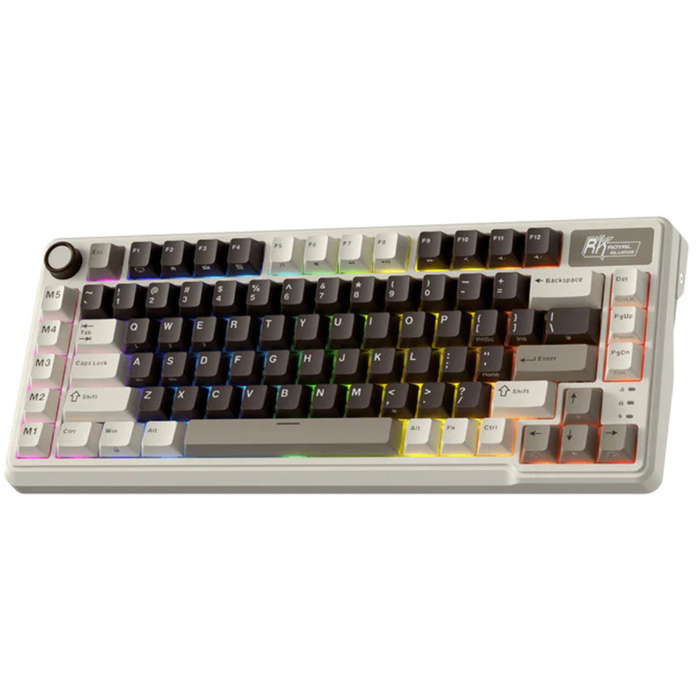 ROYAL KLUDGE L75 Mocha Grey, Beige Switch, US