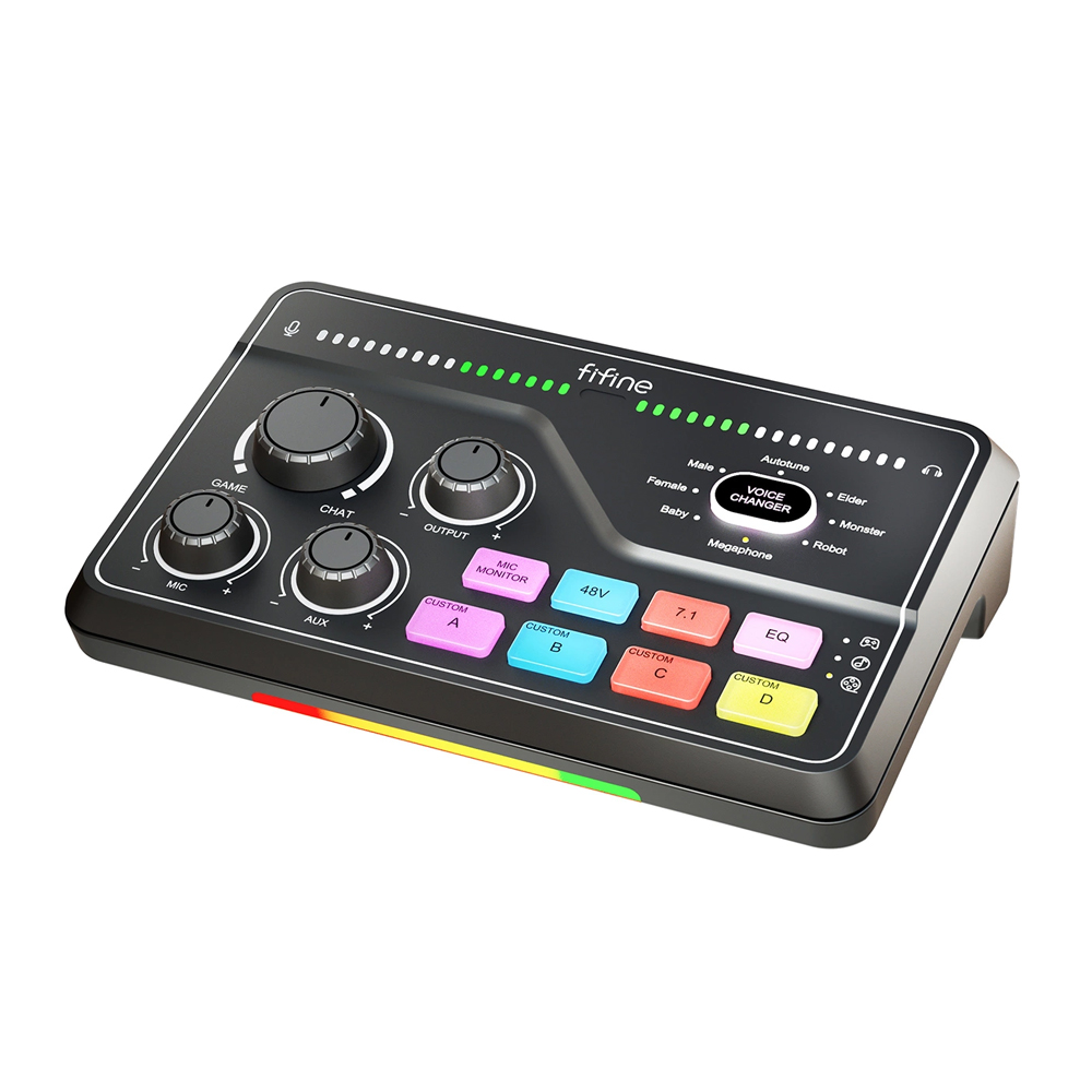FIFINE AMPLIGAME SC8 Gaming USB Mixer