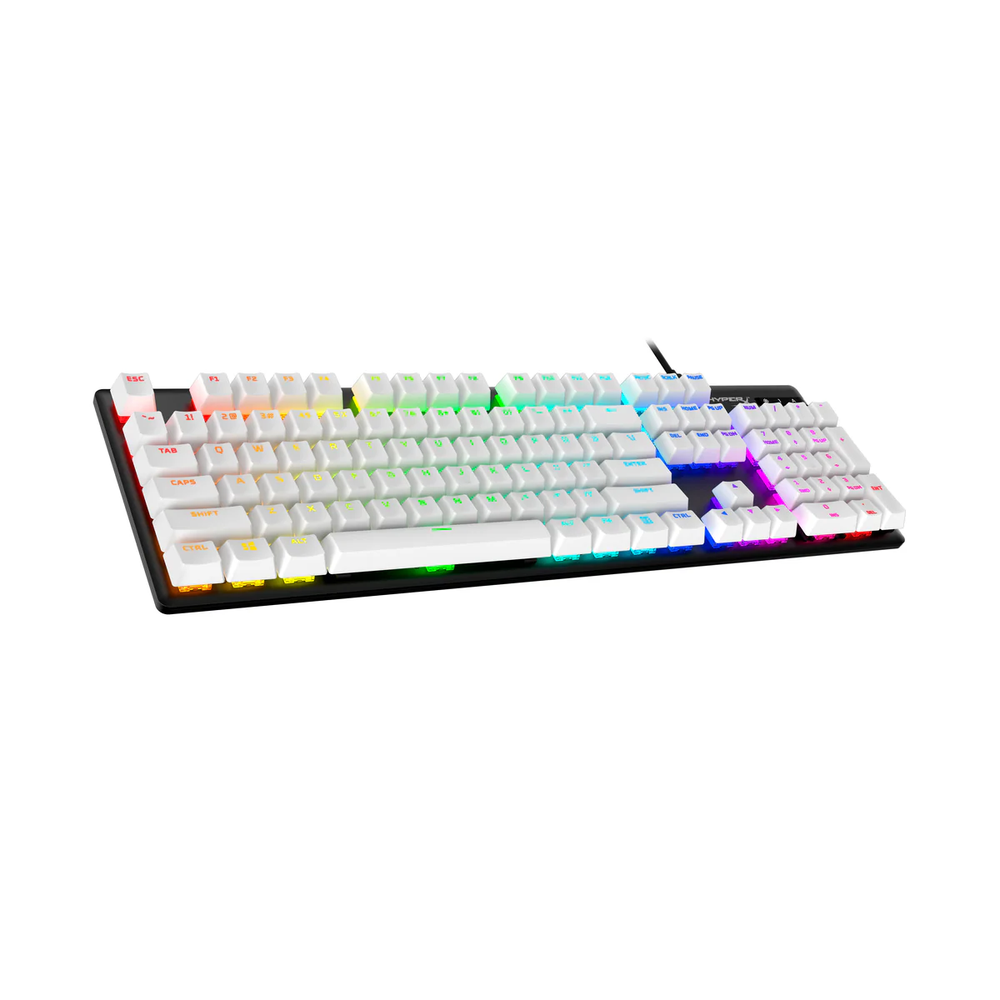 HyperX Double Shot PBT Keycap Full Set, White