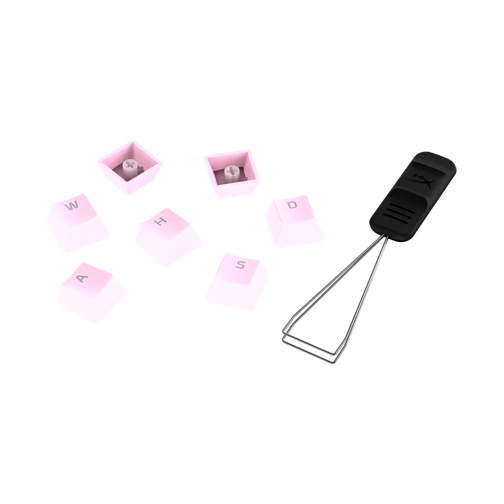 HyperX Double Shot PBT Keycap Full Set, Pink