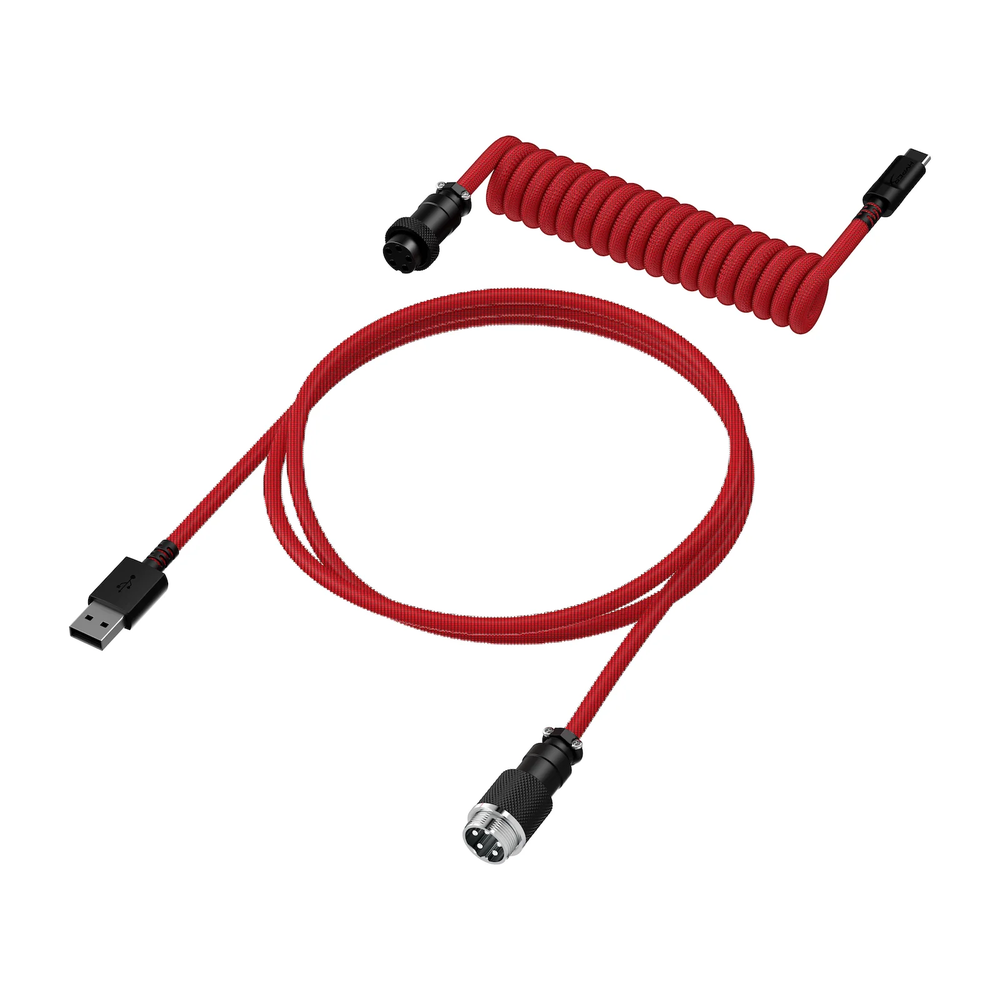 HyperX Coiled Cable, Red Black