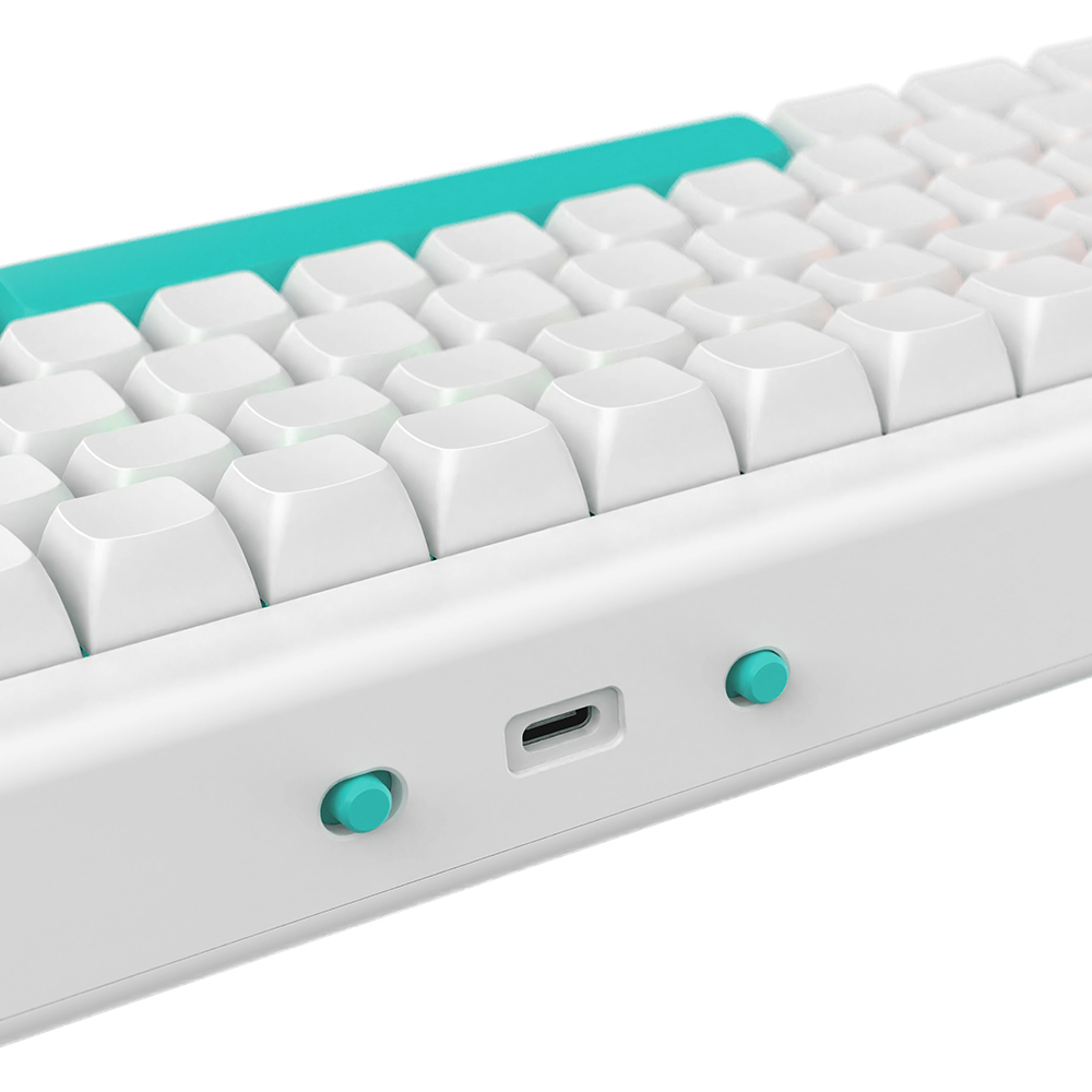 Nubi NK68 PRO White, G3MS Aquamarine Switch, US