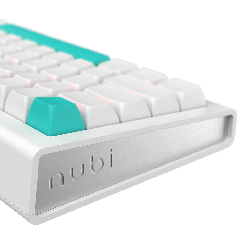 Nubi NK68 PRO White, G3MS Aquamarine Switch, US