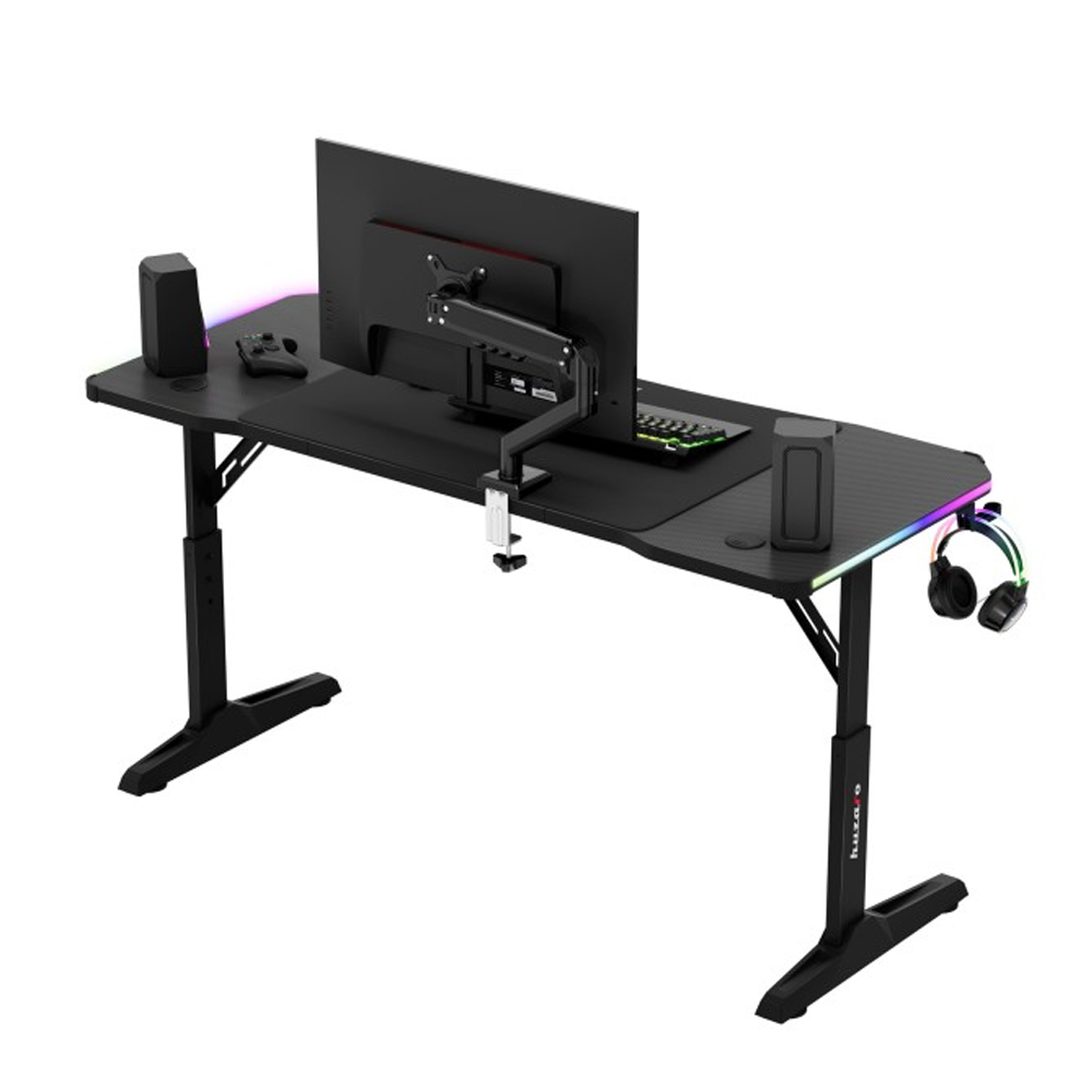 Huzaro Hero 3.6 RGB Gaming Desk, Black
