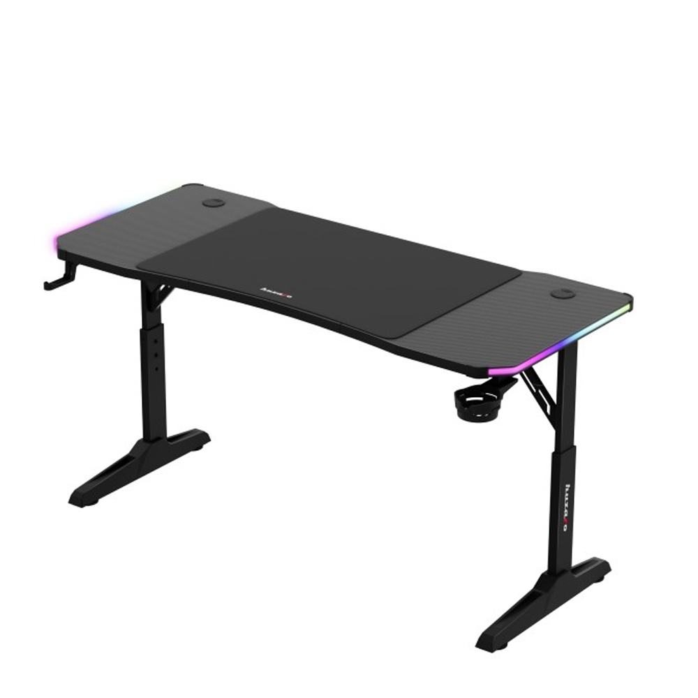 Huzaro Hero 3.6 RGB Gaming Desk, Black