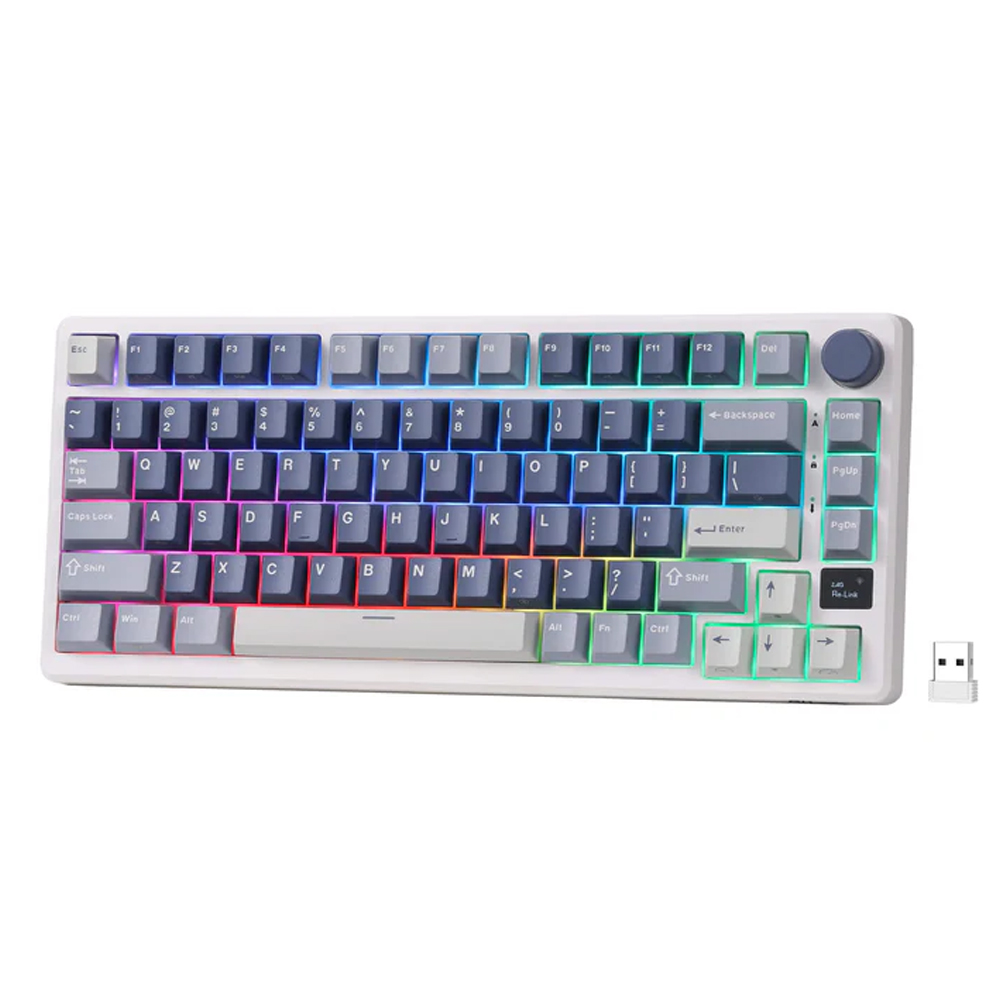 ROYAL KLUDGE M75 Ocean Blue, Beige Switch, US