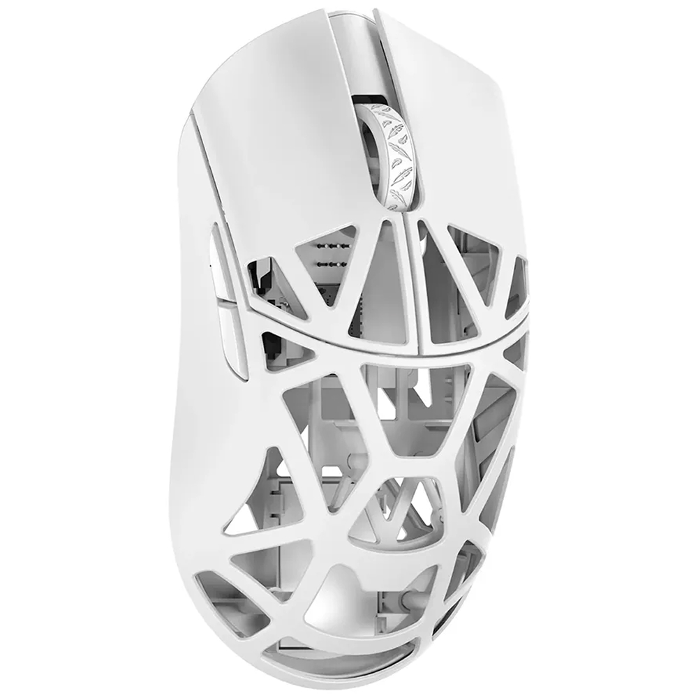WLMouse Beast X Max Solid Sides, Omron Opticals Switches, Milky White