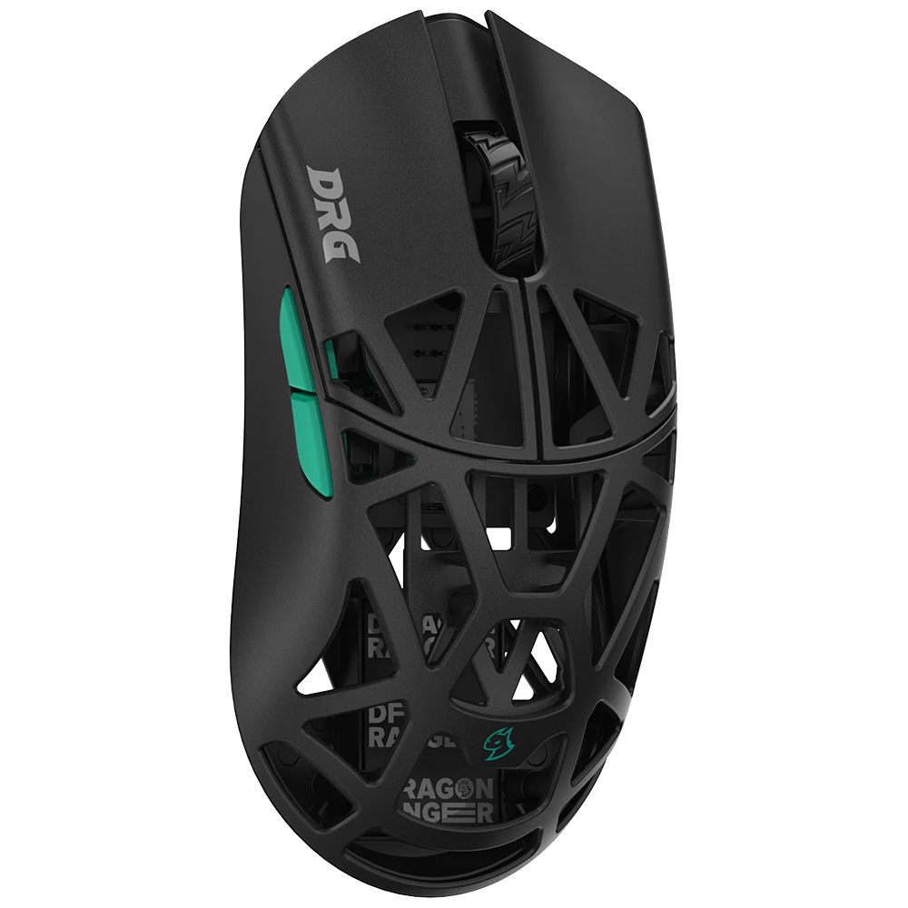 WLMouse × DRG Beast X Mini Pro Solid Sides, Omron Opticals Switches, Black