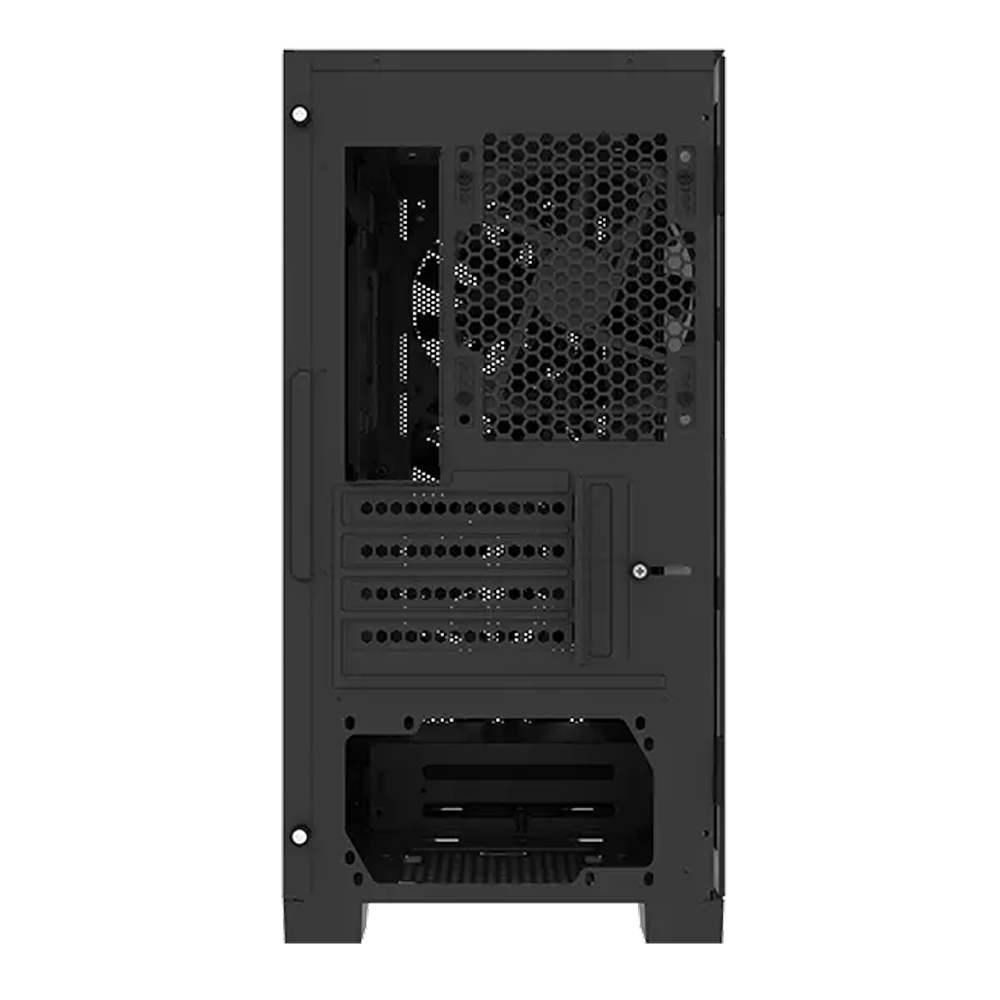 Montech AIR 100 ARGB, Micro-ATX, Tempered Glass, Black