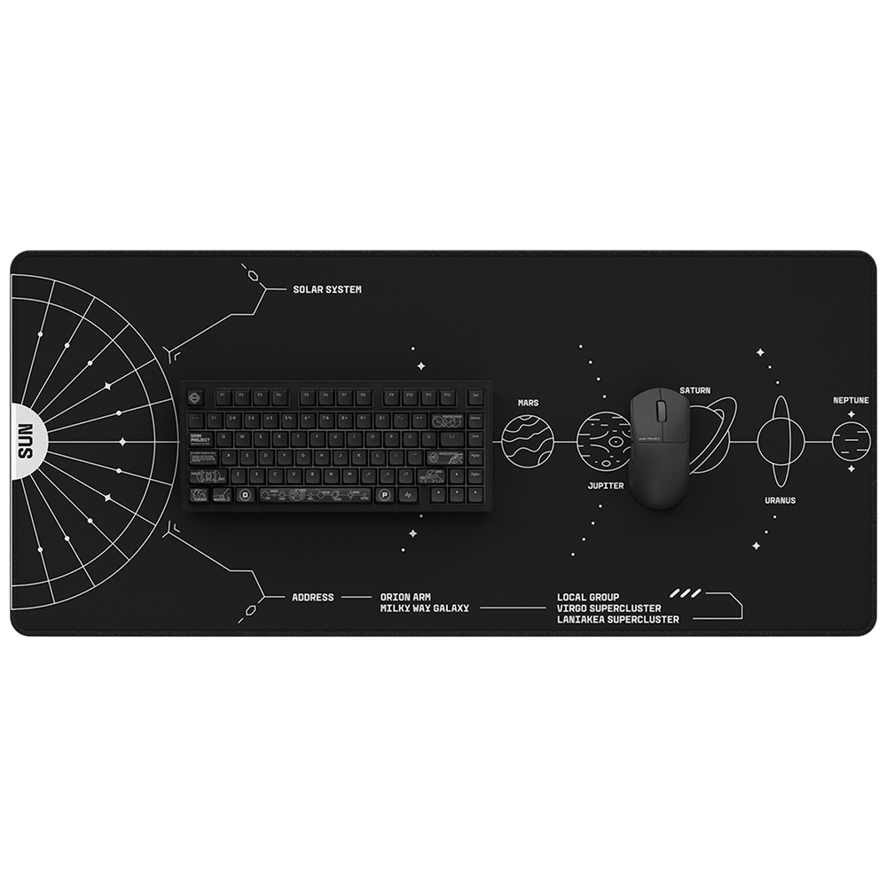 Dark Project Terra Nova Mousepad, Black, XL