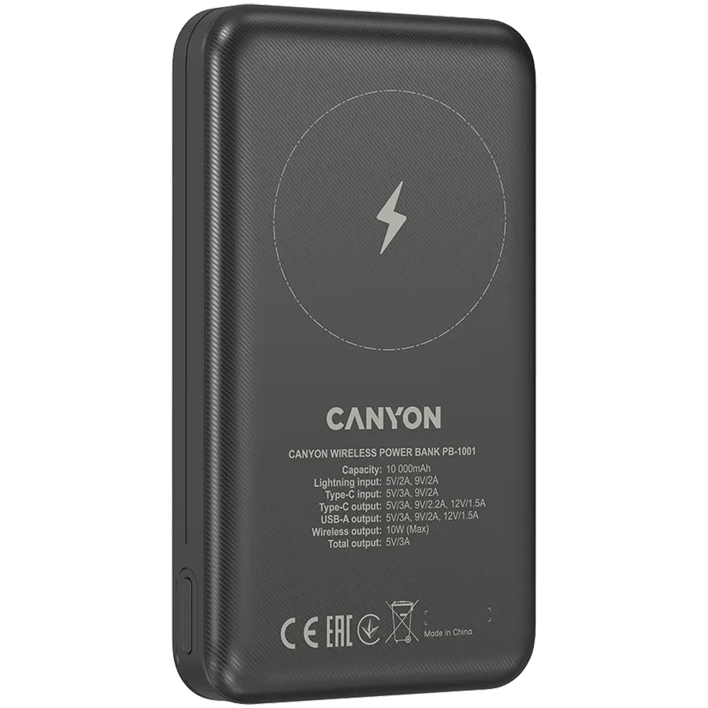 CANYON Power Bank PB-1001, Black