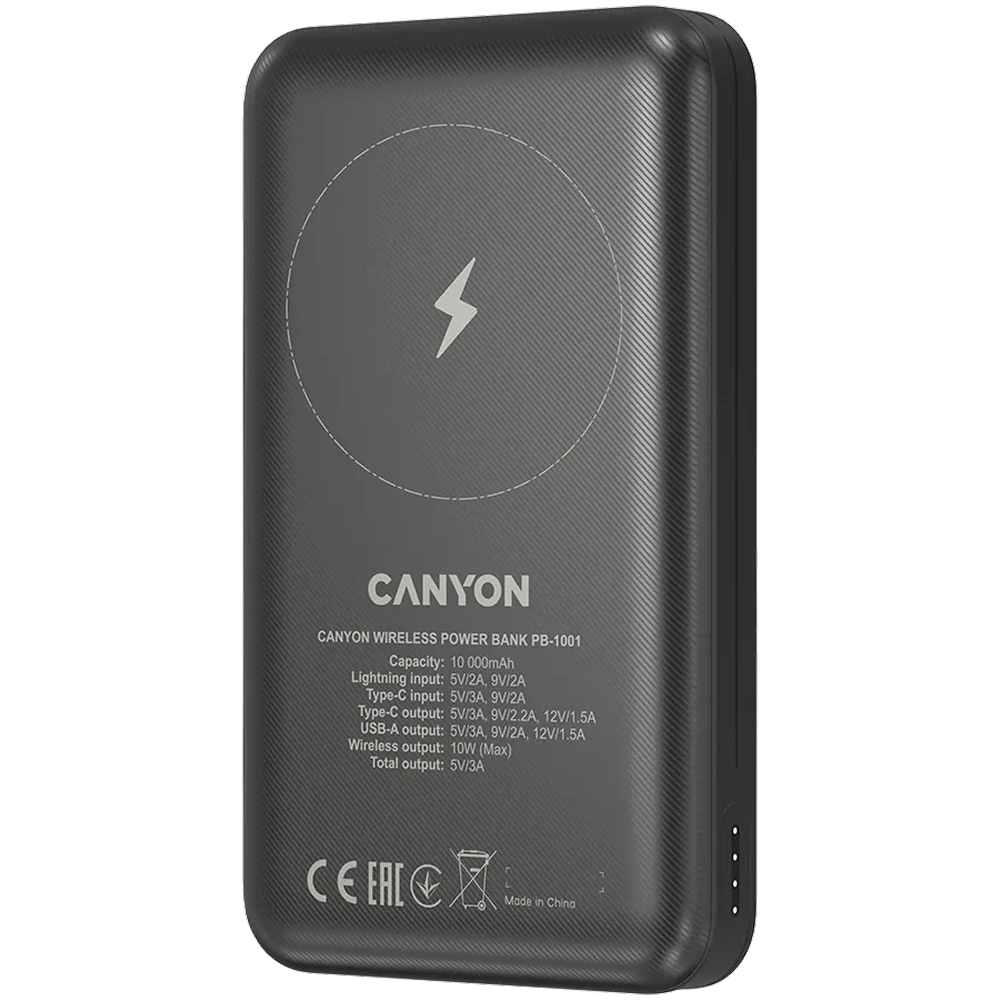 CANYON Power Bank PB-1001, Black