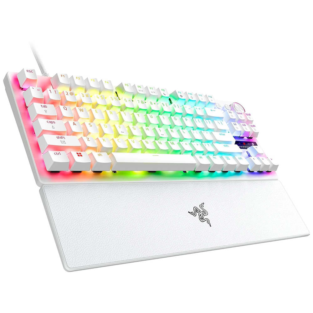 Razer Huntsman V3 Pro Tenkeyless 8KHz, White, US