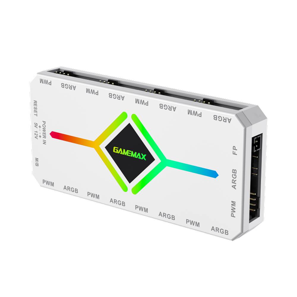 GAMEMAX V4.0 ARGB+PWM HUB WT