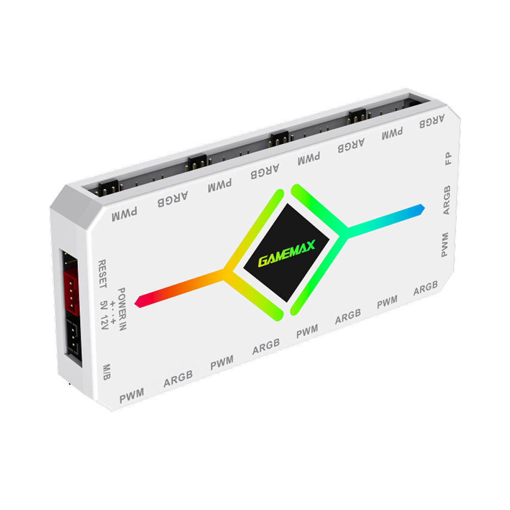 GAMEMAX V4.0 ARGB+PWM HUB WT