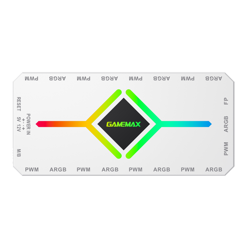 GAMEMAX V4.0 ARGB+PWM HUB WT