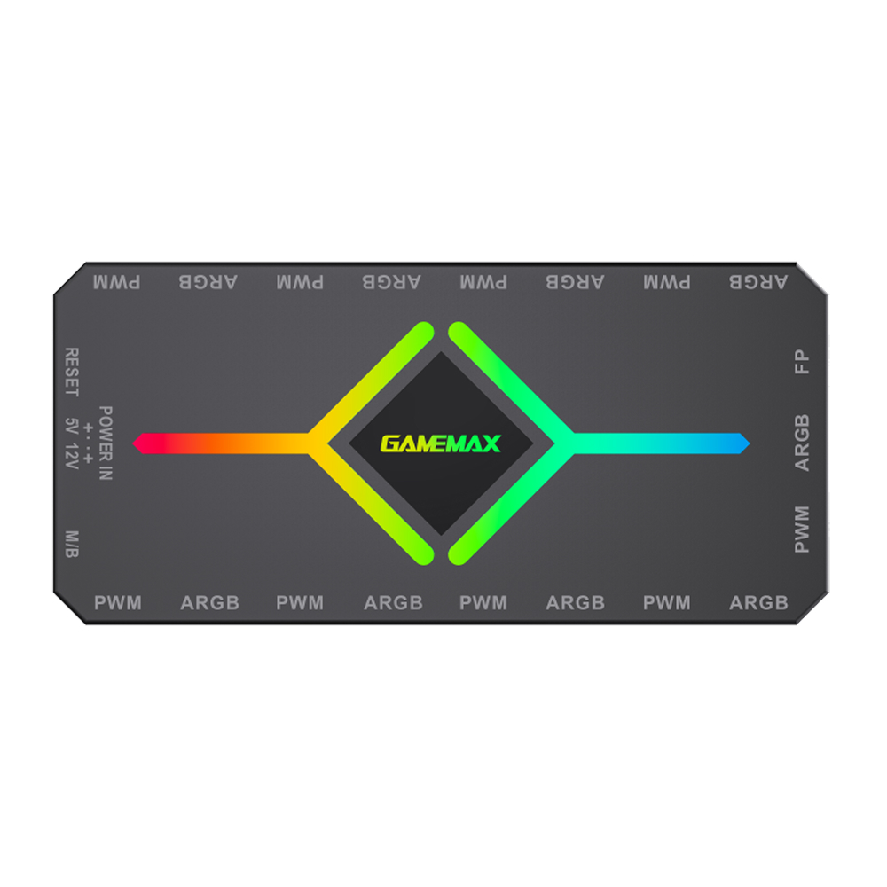 GAMEMAX V4.0 ARGB+PWM HUB BK