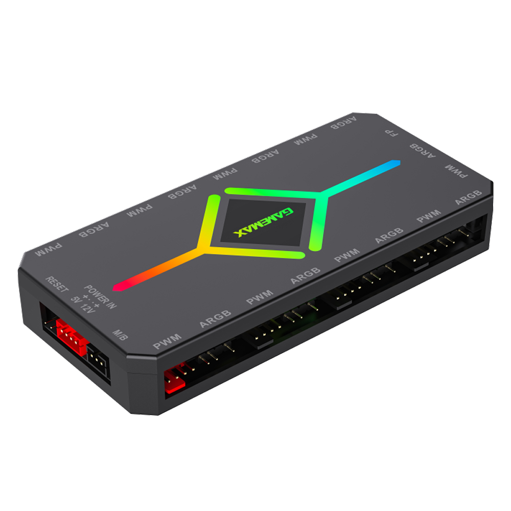 GAMEMAX V4.0 ARGB+PWM HUB BK