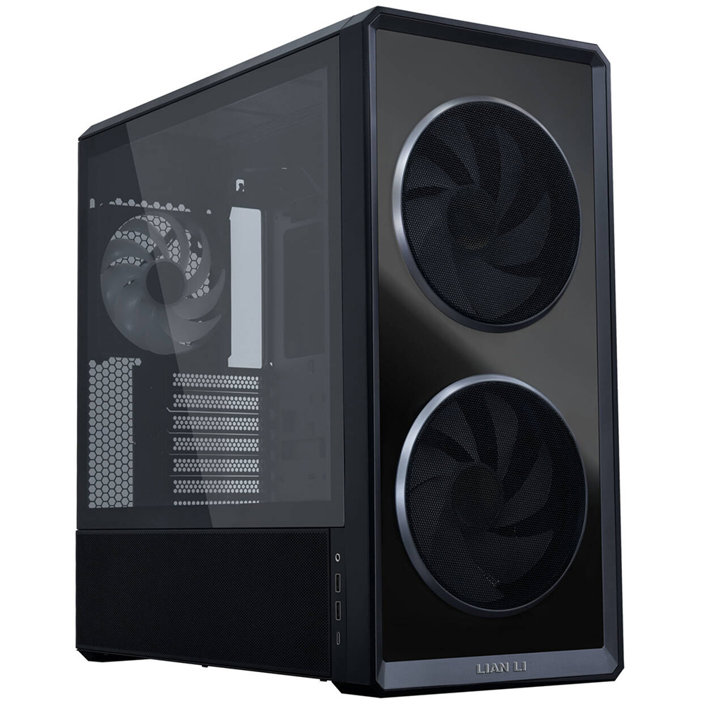 Lian Li LANCOOL 217 INF RGB, Tempered Glass, Black