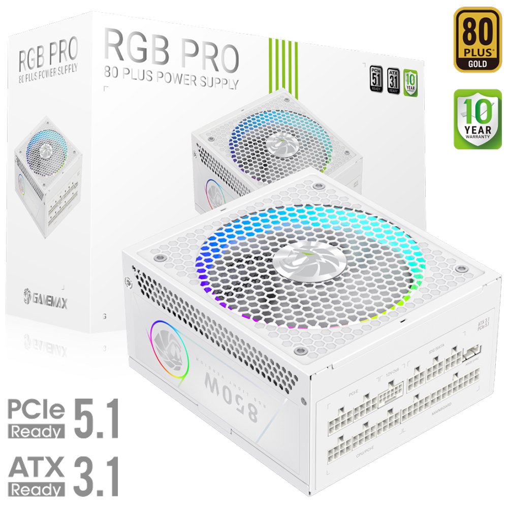 GAMEMAX RGB PRO 850G WH