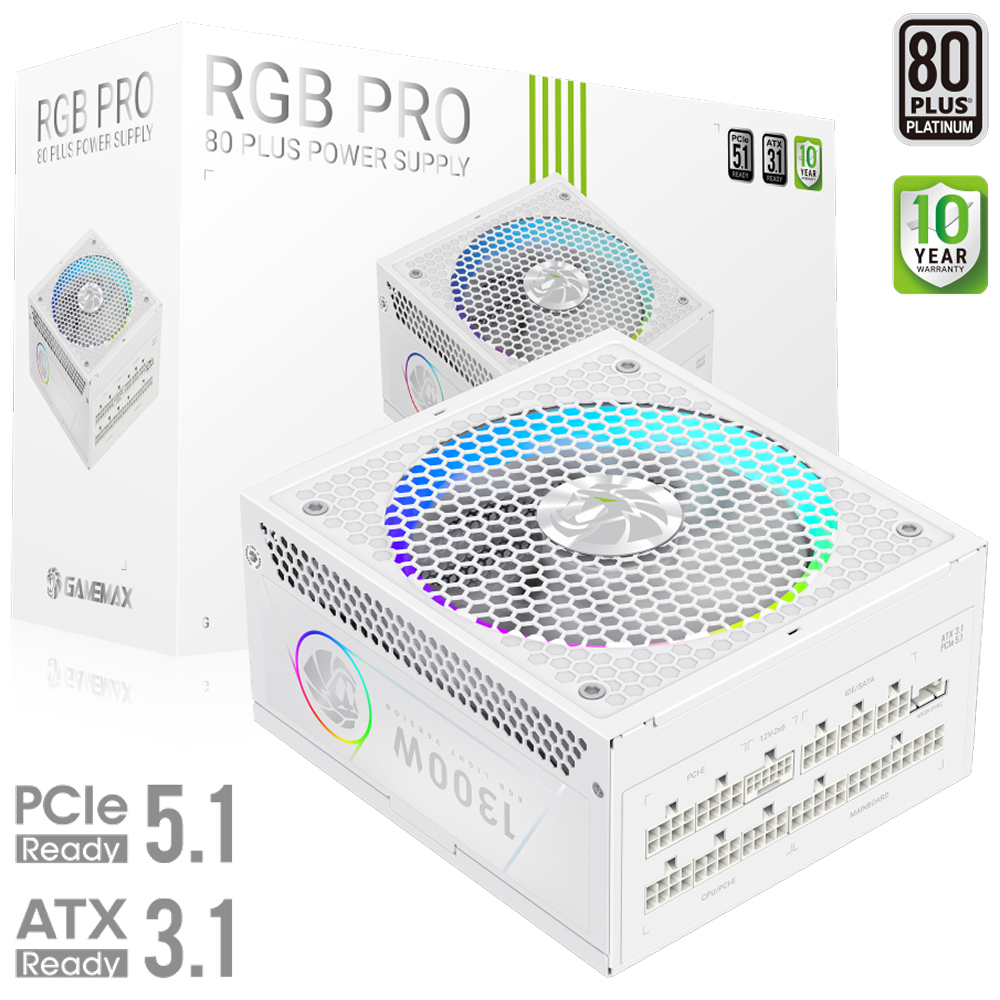GAMEMAX RGB PRO 1300P WH