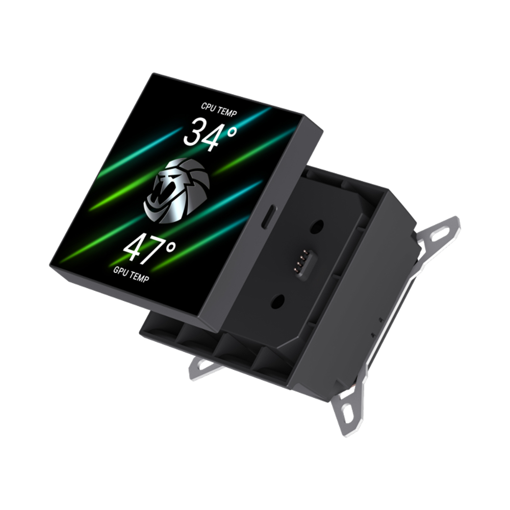 GAMEMAX GLACIER 360 LCD BK