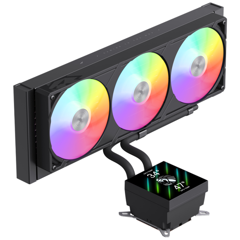 GAMEMAX GLACIER 360 LCD BK