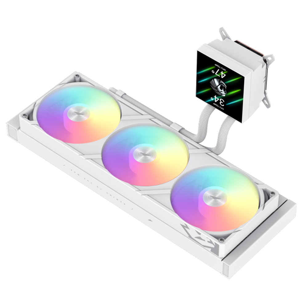 GAMEMAX GLACIER 360 LCD WH