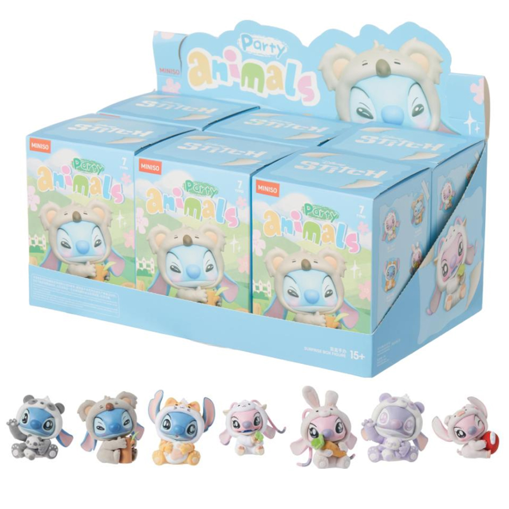 Miniso Disney Stitch Animal Party Series Blind Box