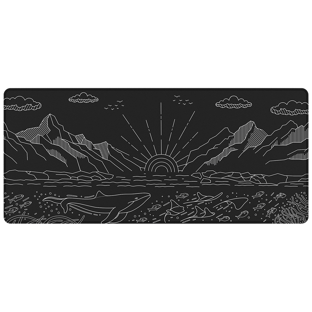 Dark Project Terra Nostra Mousepad, Black, XL