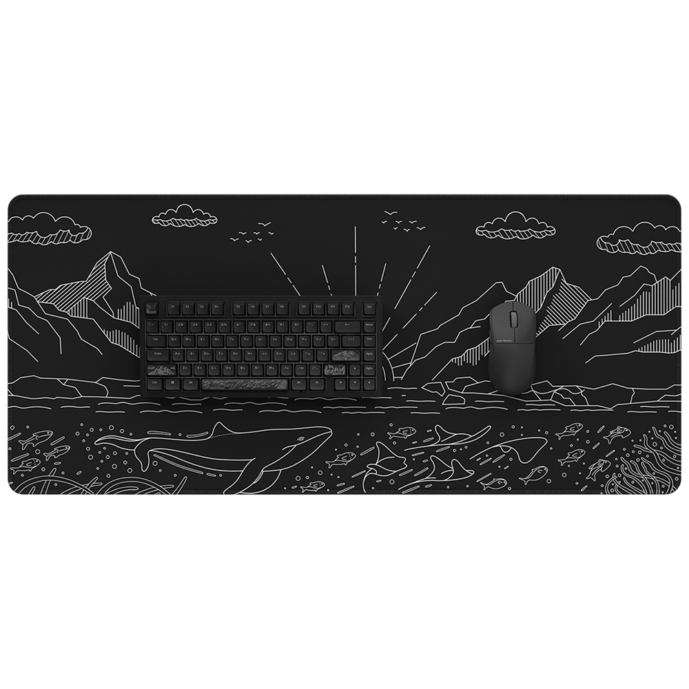 Dark Project Terra Nostra Mousepad, Black, XL