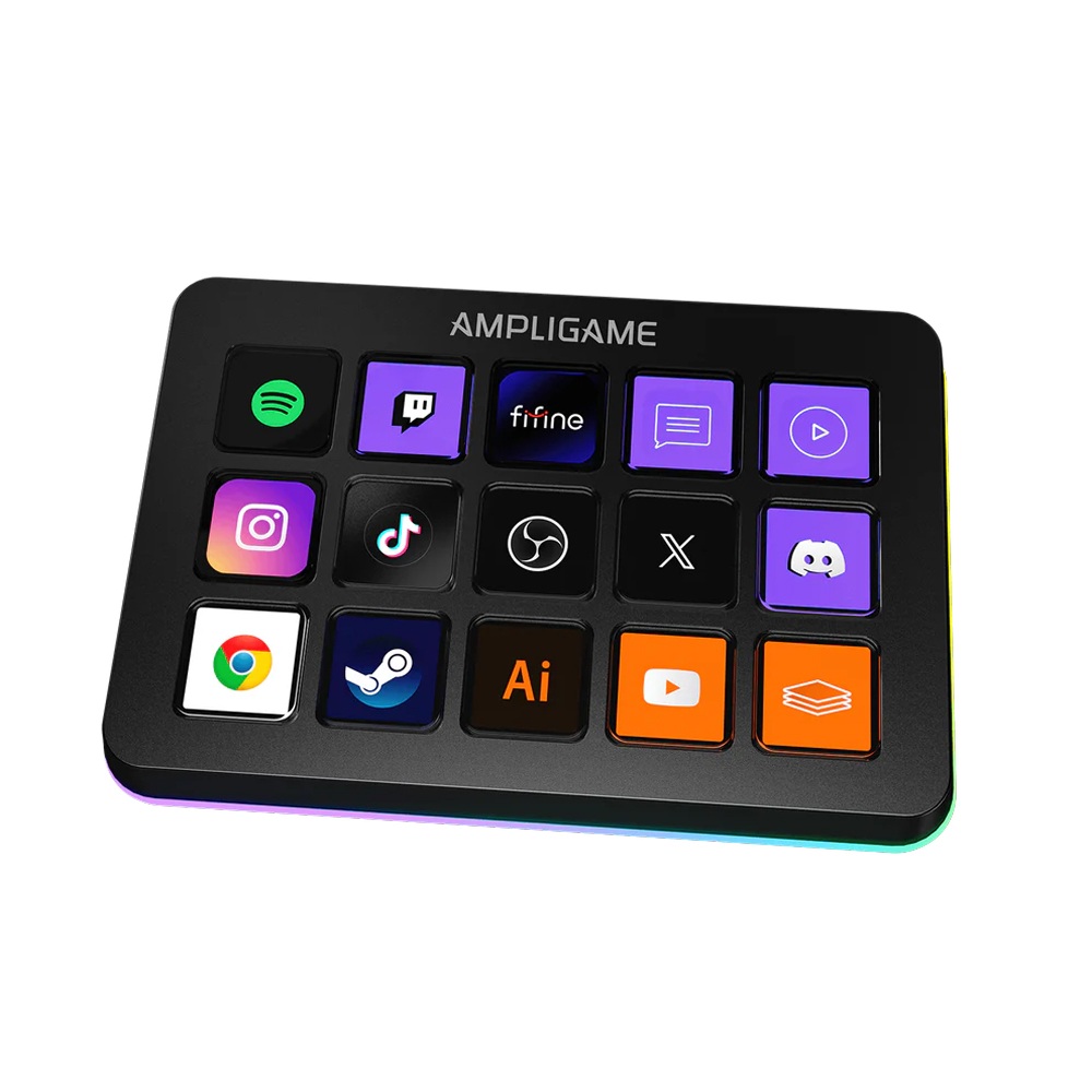 FIFINE Ampligame D6 Stream Deck Black