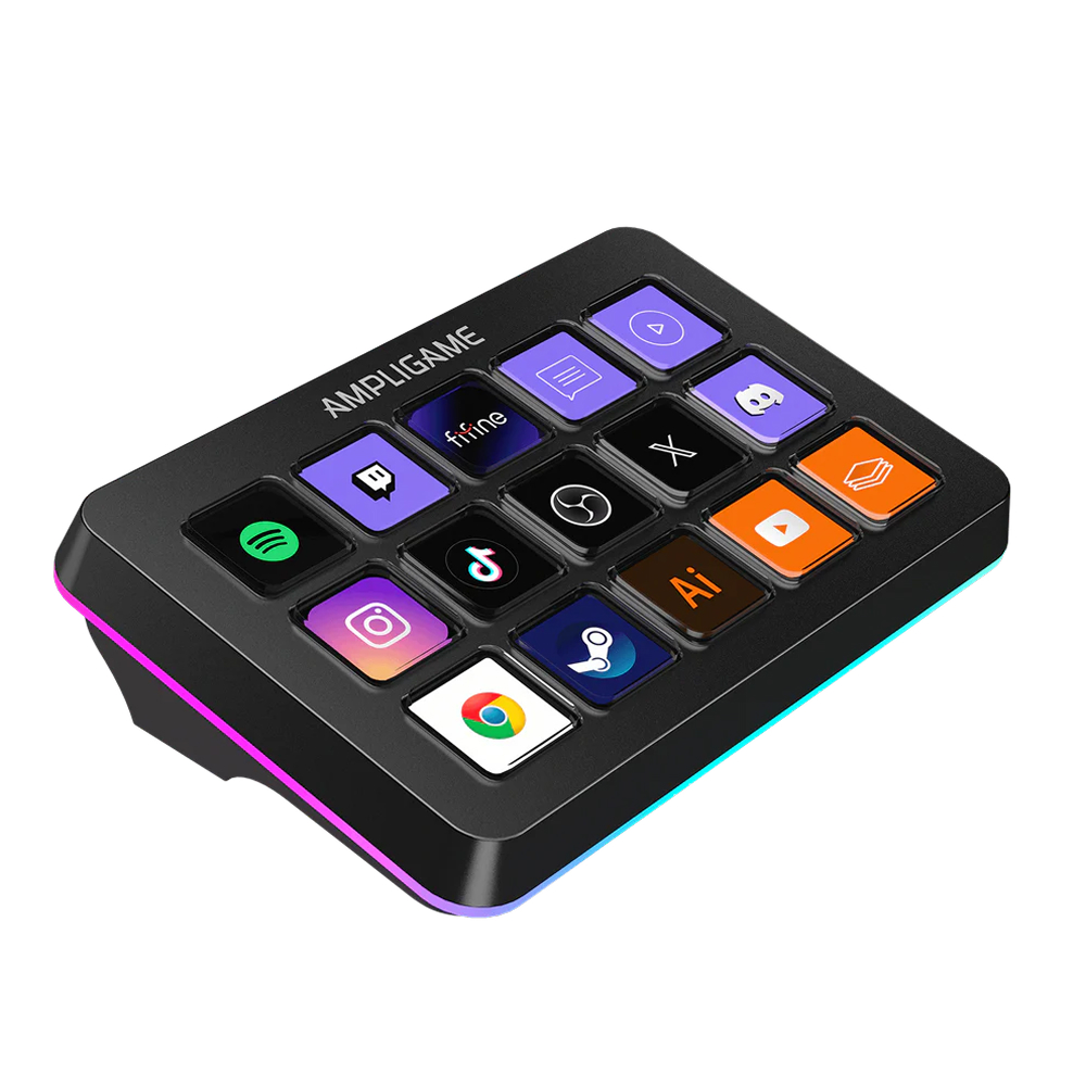 FIFINE Ampligame D6 Stream Deck Black