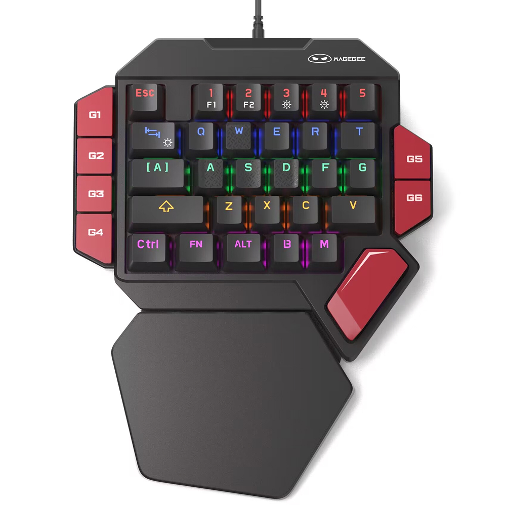 Magegee MK-AXE  Black, RGB, Blue Switch, US