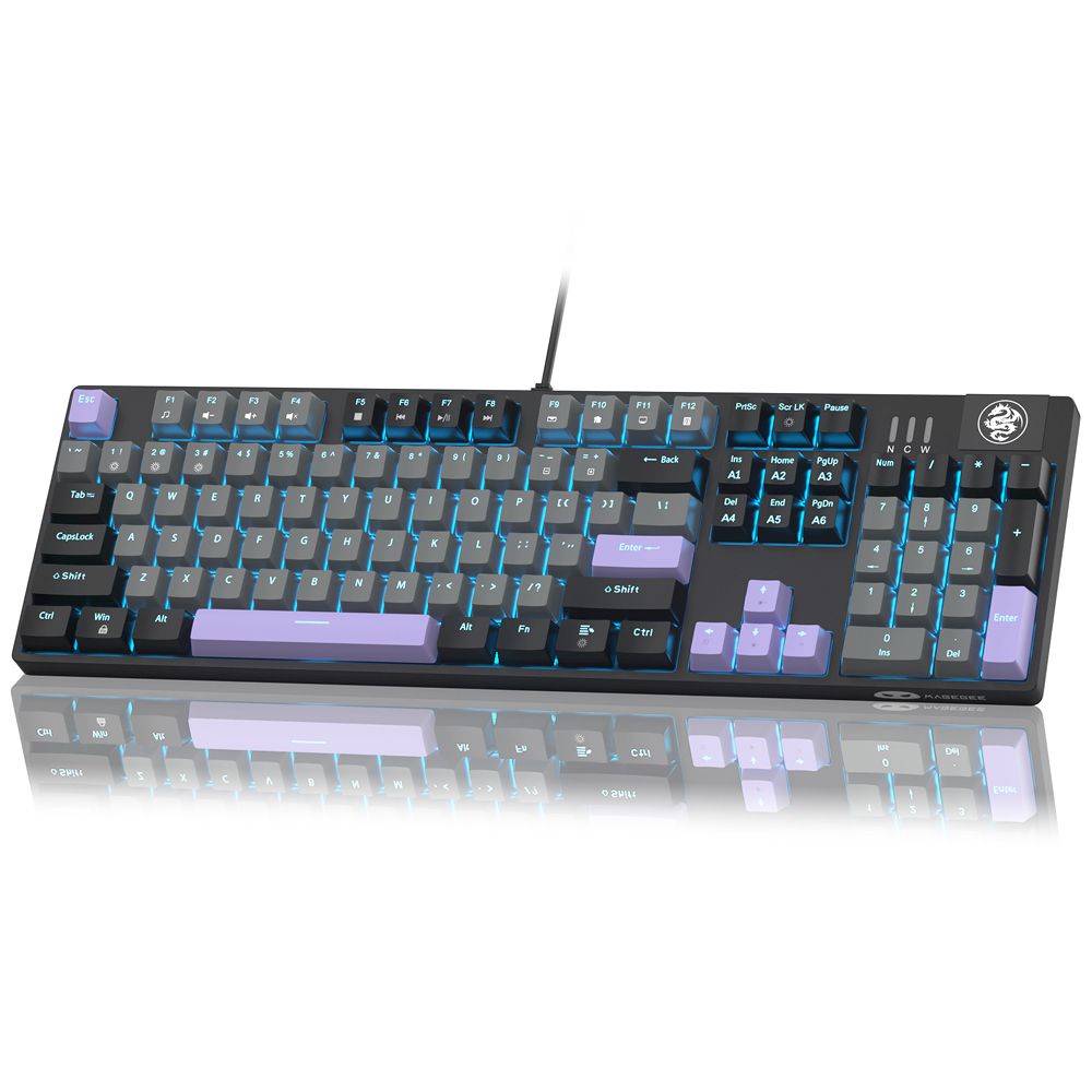 Magegee MK-STORM Twilight Purple, Blue Lighting, Red Switch, US
