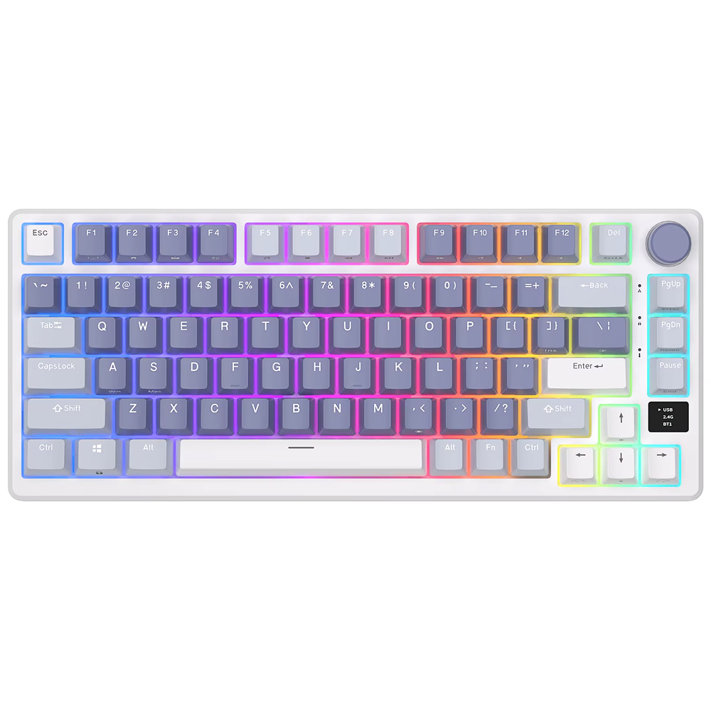 ROYAL KLUDGE M75 Ocean Blue, Cream Switch, US