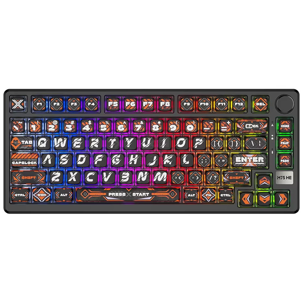 ROYAL KLUDGE M75 HE Hephaestus, Mint Switch, US