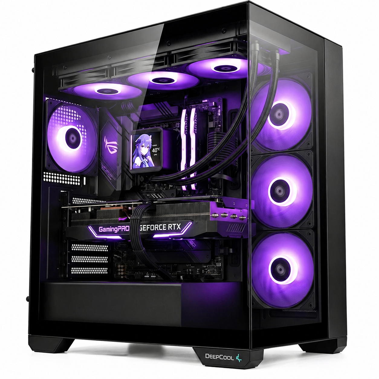 4GAMES FCL-9, AMD Ryzen 7 9800X3D, RTX 5070 Ti, 32GB RAM, 1TB SSD