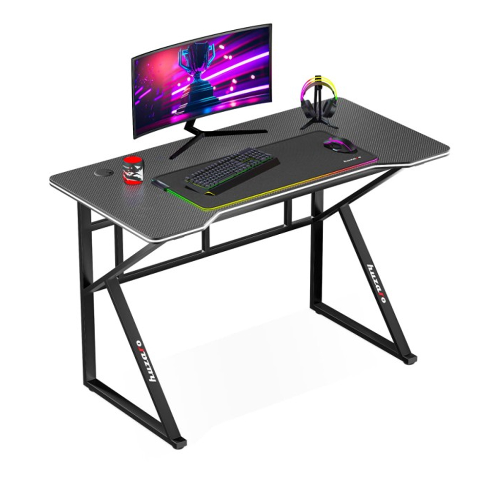 Huzaro Hero 1.6 Gaming Desk, Black