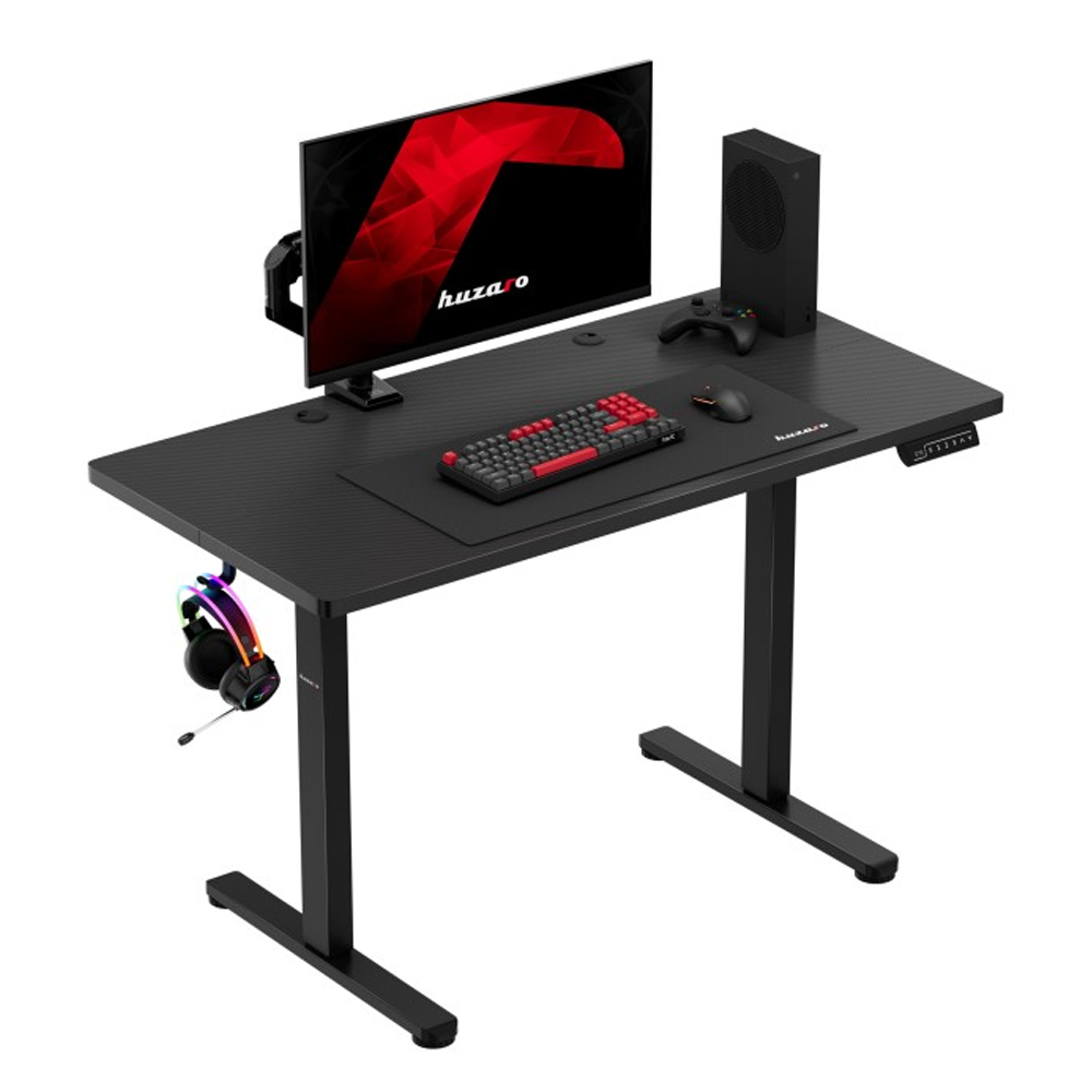 Huzaro Hero 8.1 Electric Gaming Desk, Black