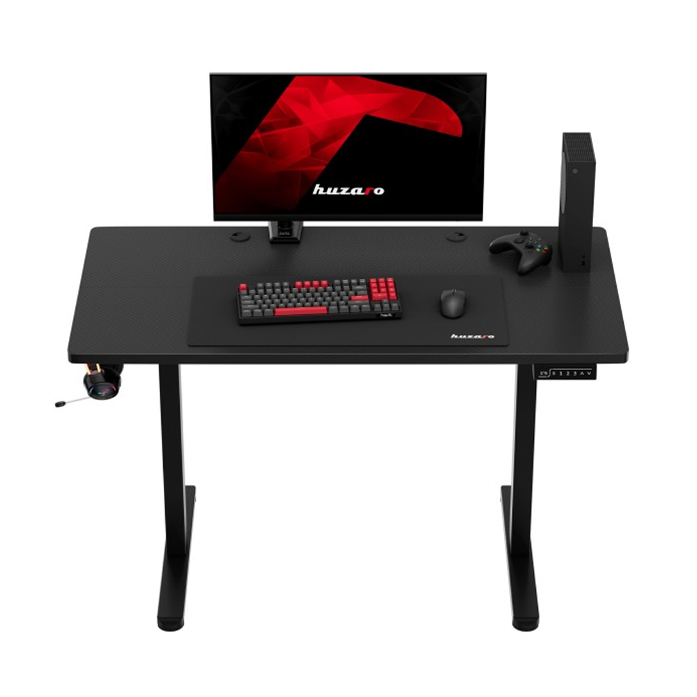 Huzaro Hero 8.1 Electric Gaming Desk, Black