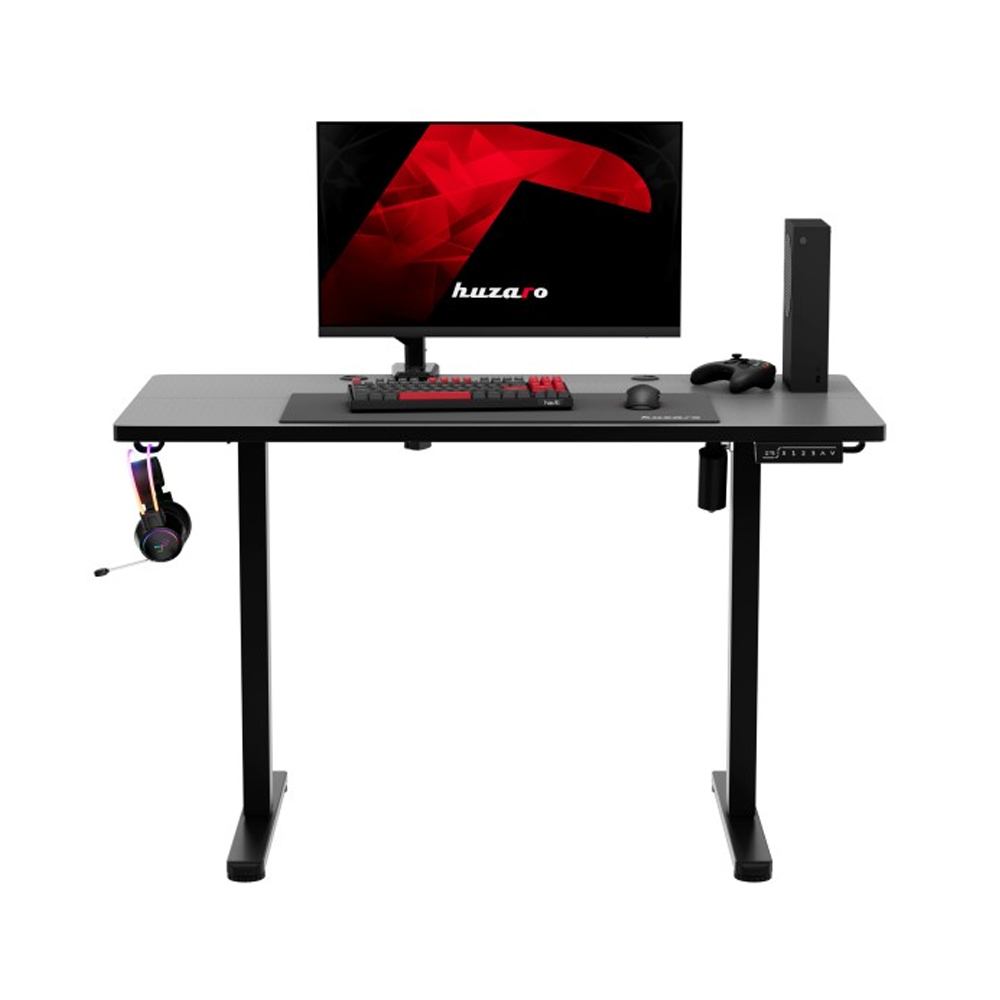 Huzaro Hero 8.1 Electric Gaming Desk, Black