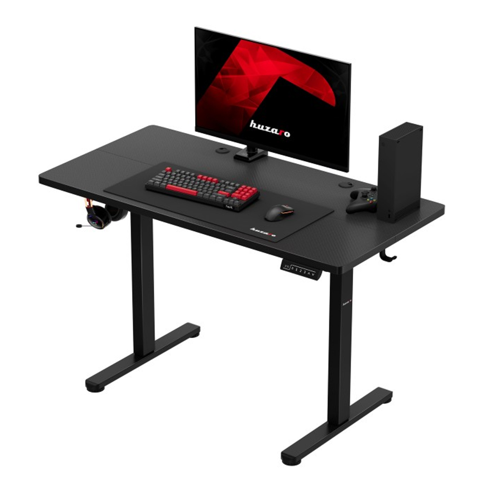 Huzaro Hero 8.1 Electric Gaming Desk, Black